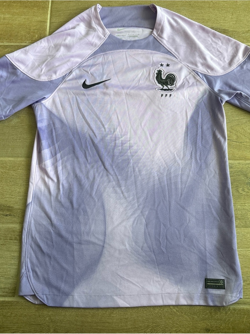 Nike France FFF Stadium Goalkeeper Jersey World Cup Purple DN0689-581 Men’s S